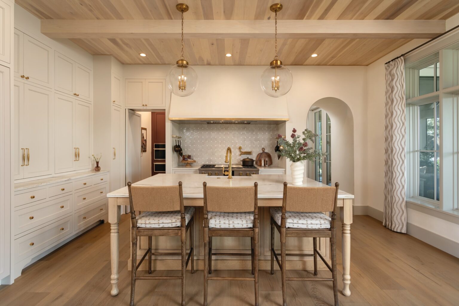 cabient door to the pantry - charleston sc custom cabinetry