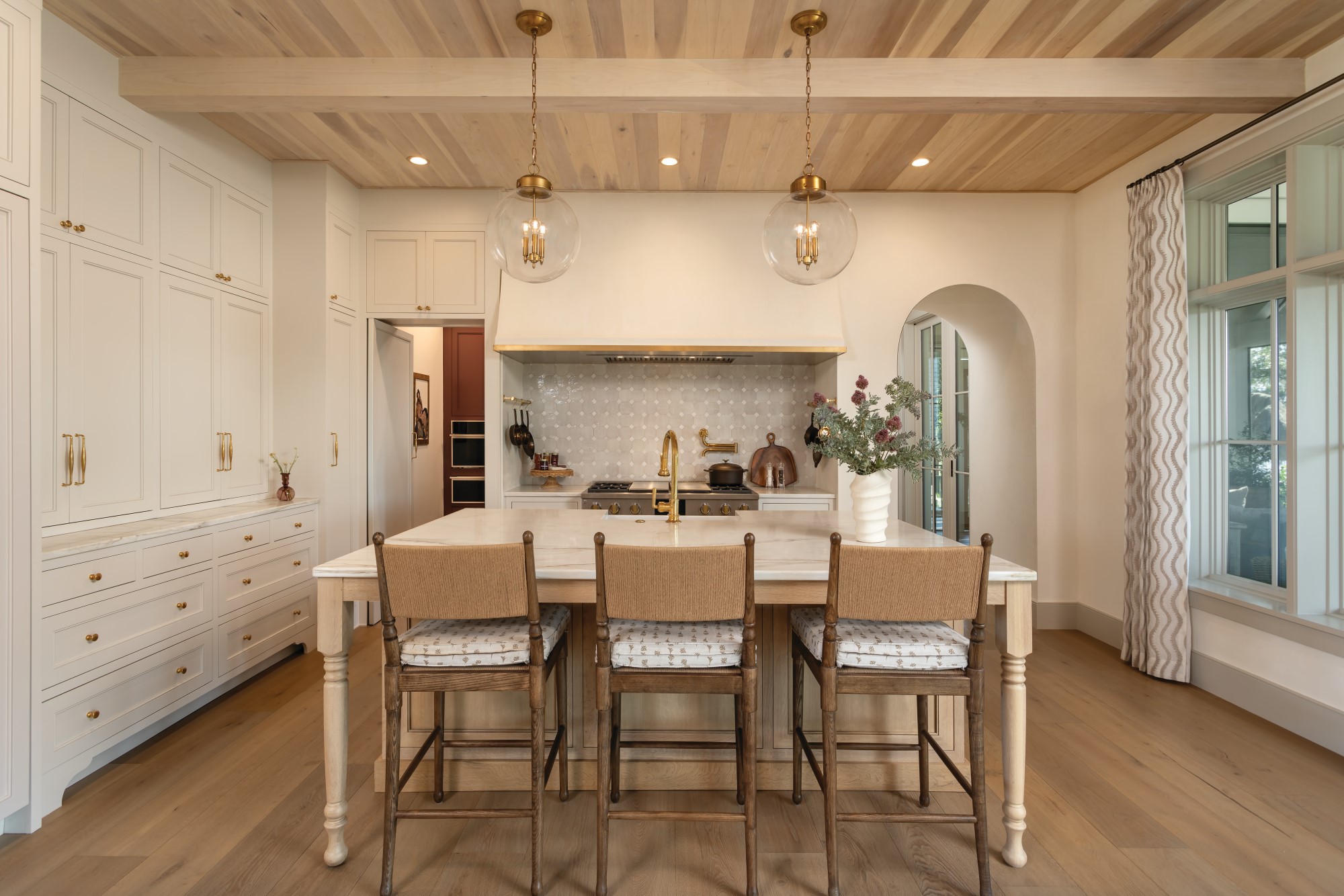cabient door to the pantry - charleston sc custom cabinetry