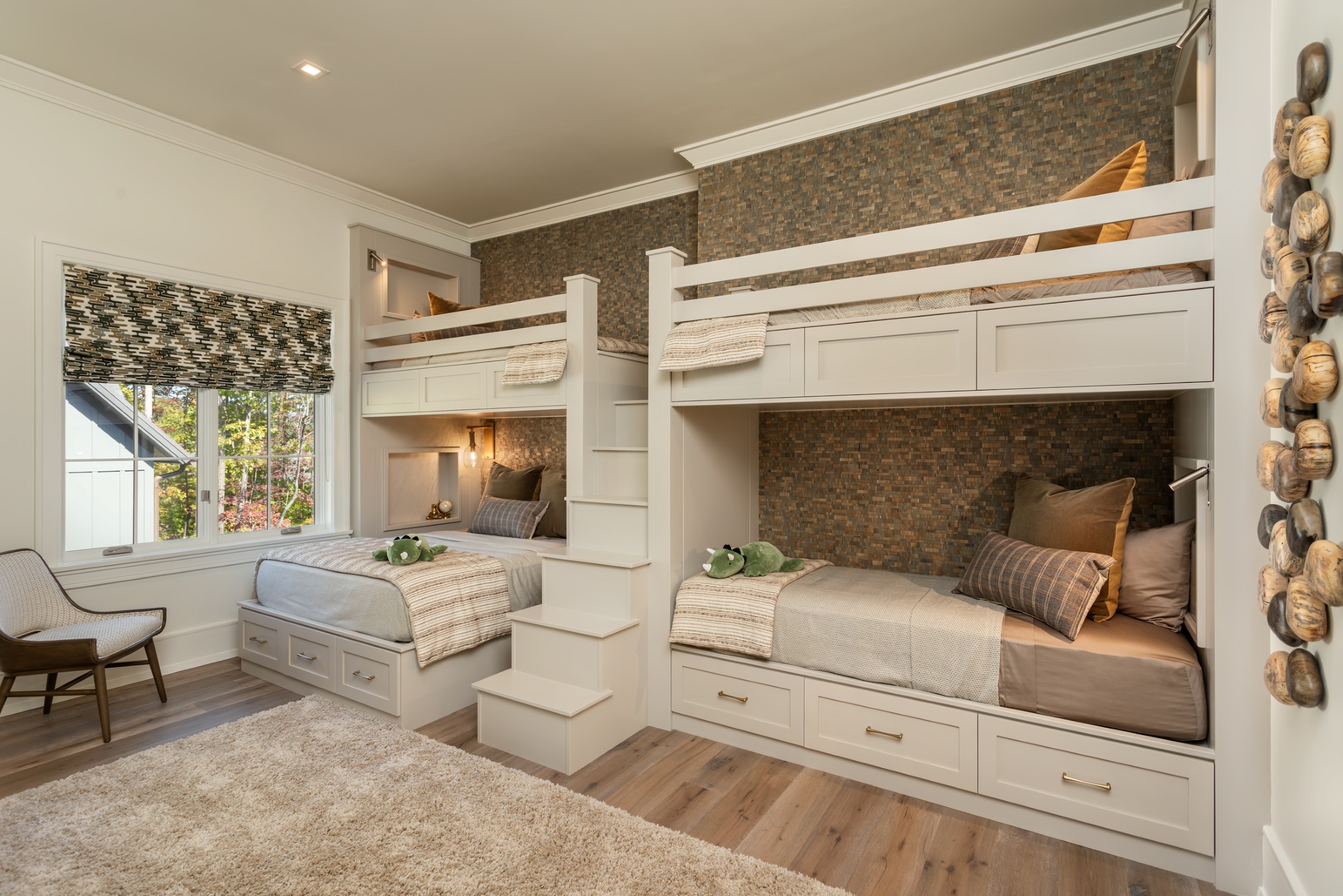 Bunk Room Bunk Beds Design - Greenville Asheville Bluffton Charleston